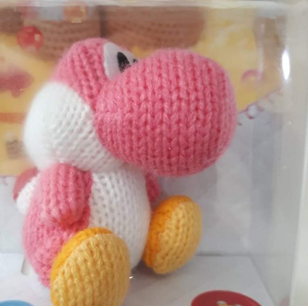 Nintendo Ambiibo Yoshi's Woolly World Pink Yarn Yoshi